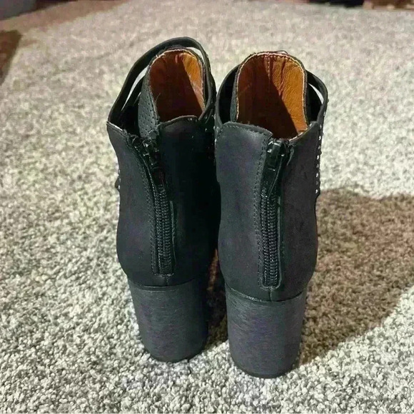 DOLCE by Mojo Moxy Womens ZR5L Almond Toe Ankle Boots & Booties, Black, Size 6 - Picture 4 of 11